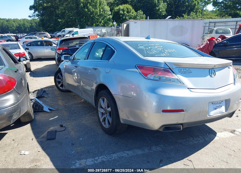 2012 ACURA TL 3.5 VIN: 19UUA8F51CA036876