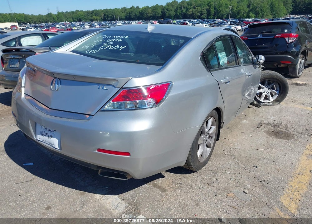 2012 ACURA TL 3.5 VIN: 19UUA8F51CA036876