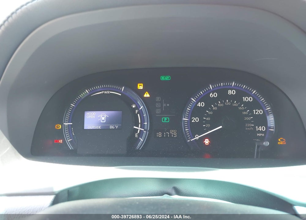 2010 LEXUS HS 250H VIN: JTHBB1BA4A2028371