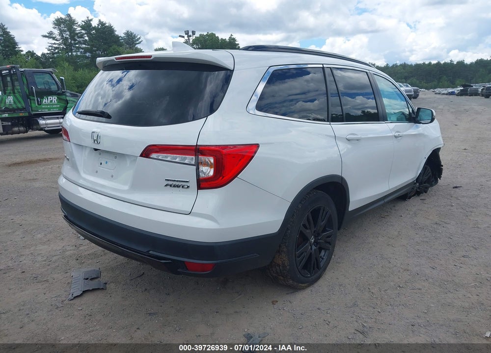 2021 HONDA PILOT AWD SPECIAL EDITION VIN: 5FNYF6H25MB027129