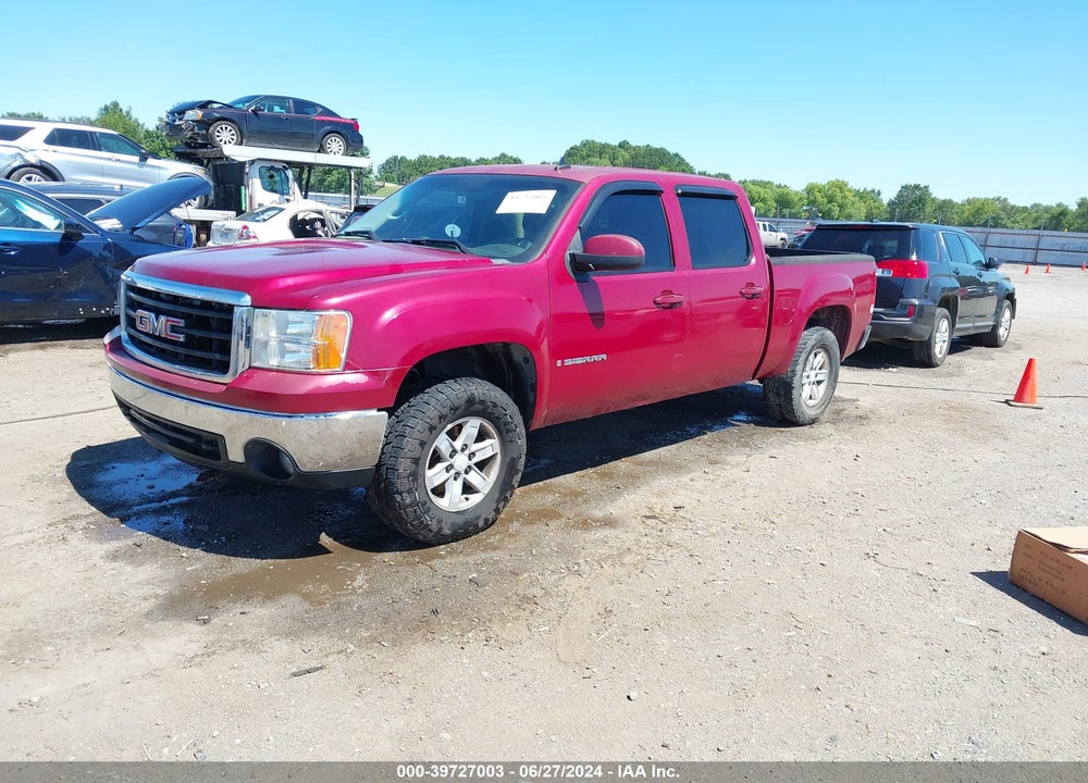 2007 GMC SIERRA 1500 SLT VIN: 2GTEK13M771522238