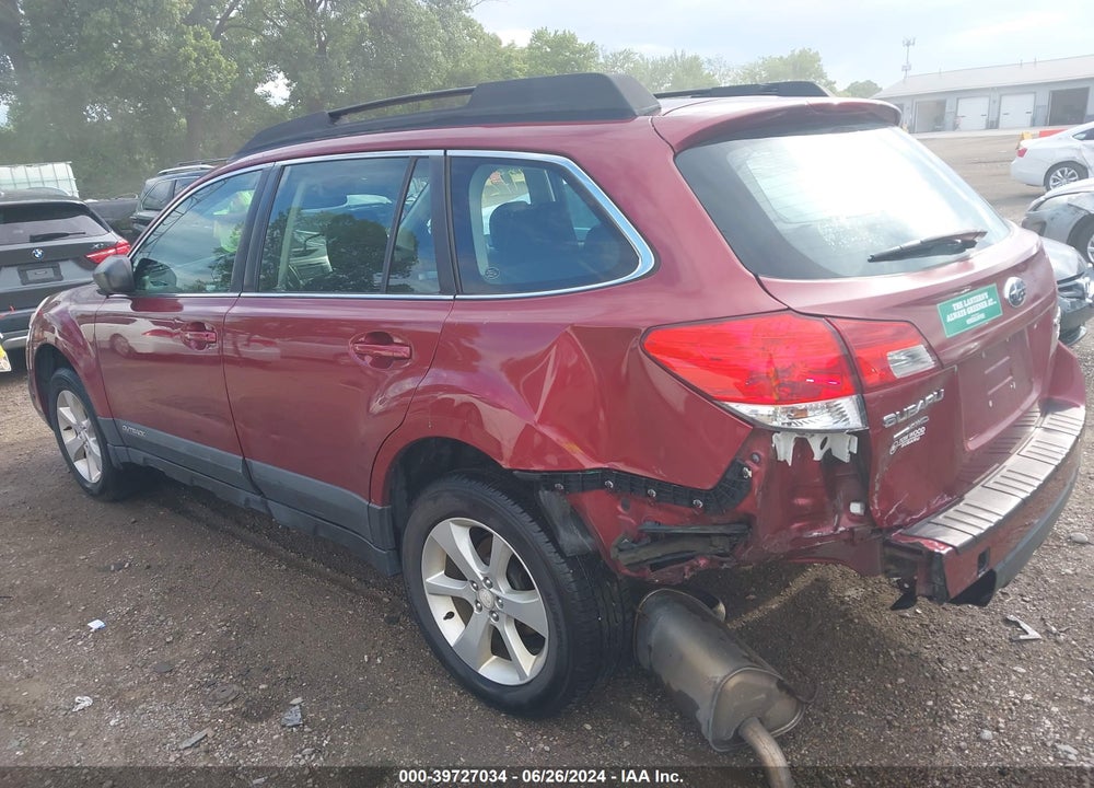 2014 SUBARU OUTBACK 2.5I VIN: 4S4BRBAC3E3218759