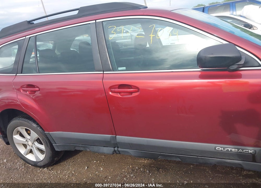 2014 SUBARU OUTBACK 2.5I VIN: 4S4BRBAC3E3218759