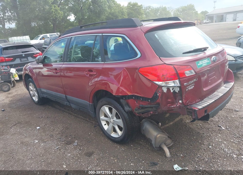 2014 SUBARU OUTBACK 2.5I VIN: 4S4BRBAC3E3218759