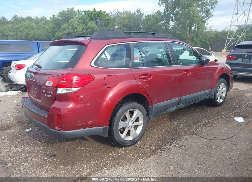 2014 SUBARU OUTBACK 2.5I VIN: 4S4BRBAC3E3218759