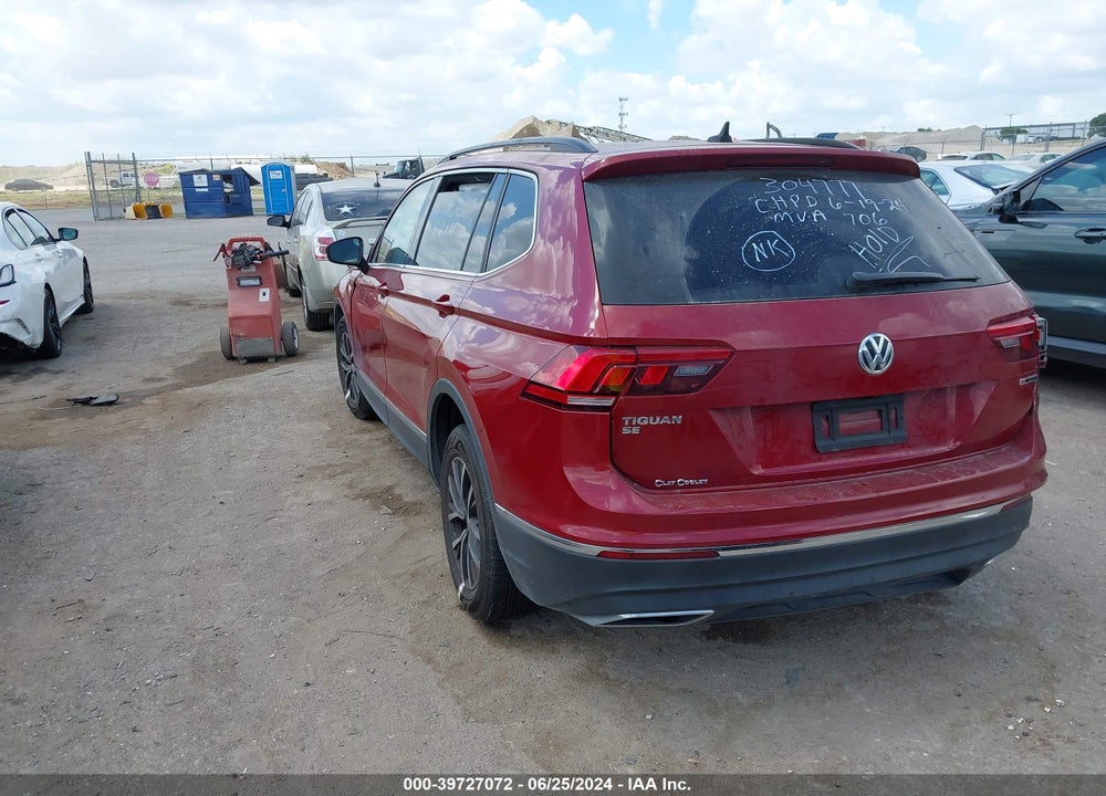 2020 VOLKSWAGEN TIGUAN 2.0T SE/2.0T SE R-LINE BLACK/2.0T SEL VIN: 3VV2B7AX8LM026842