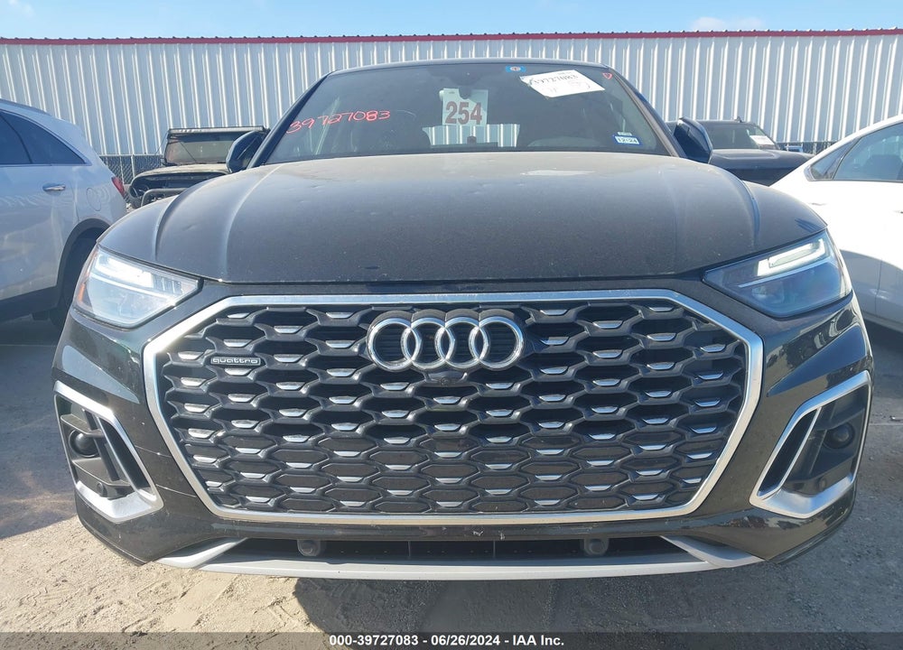 2023 AUDI Q5 SPORTBACK PREMIUM PLUS 45 TFSI S LINE QUATTRO S TRONIC VIN: WA15AAFYXP2022327