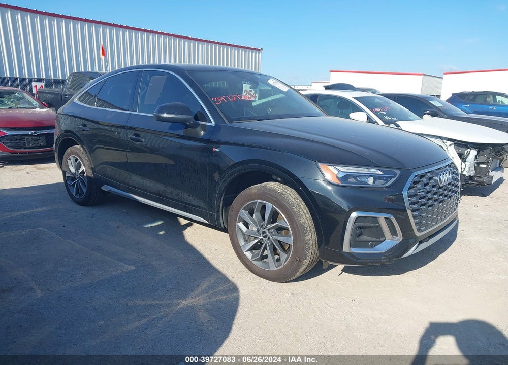 2023 AUDI Q5 SPORTBACK PREMIUM PLUS 45 TFSI S LINE QUATTRO S TRONIC VIN: WA15AAFYXP2022327