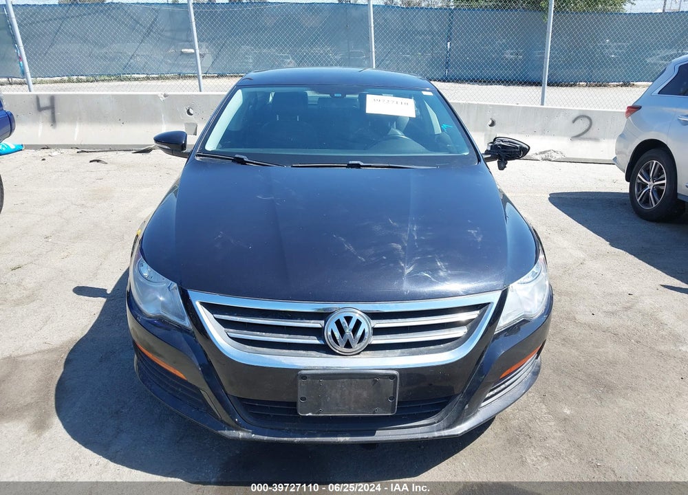 2012 VOLKSWAGEN CC SPORT VIN: WVWMP7AN8CE506456