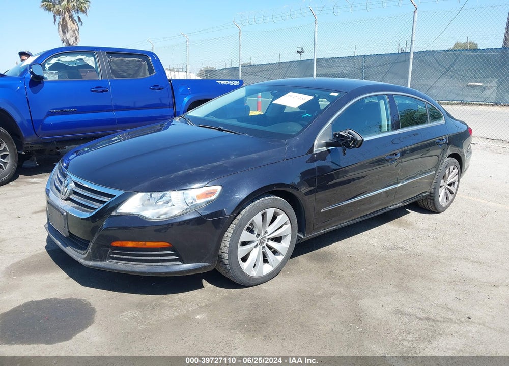 2012 VOLKSWAGEN CC SPORT VIN: WVWMP7AN8CE506456