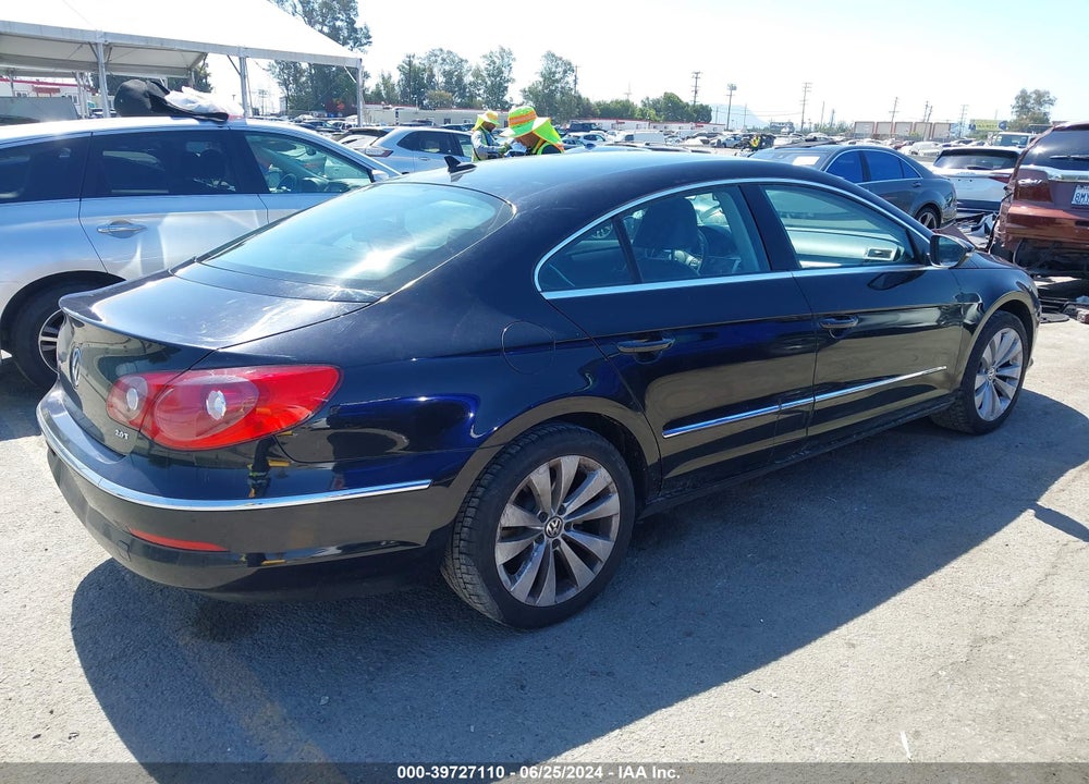 2012 VOLKSWAGEN CC SPORT VIN: WVWMP7AN8CE506456