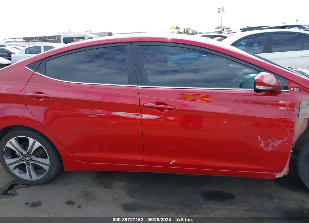 2014 HYUNDAI ELANTRA SPORT VIN: KMHDH4AH2EU078250