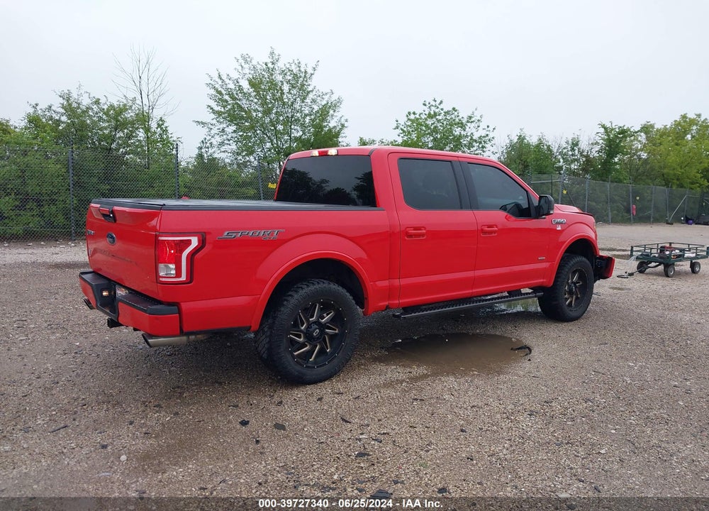 2016 FORD F-150 XLT VIN: 1FTEW1EP3GFC62876