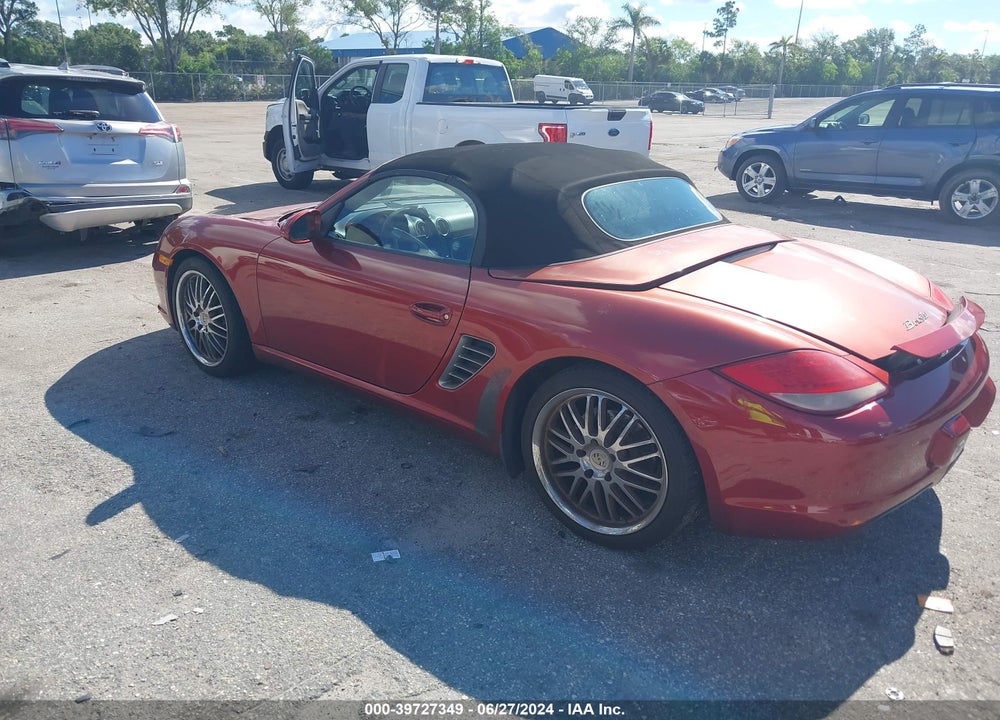 2009 PORSCHE BOXSTER VIN: WP0CA29819U710917