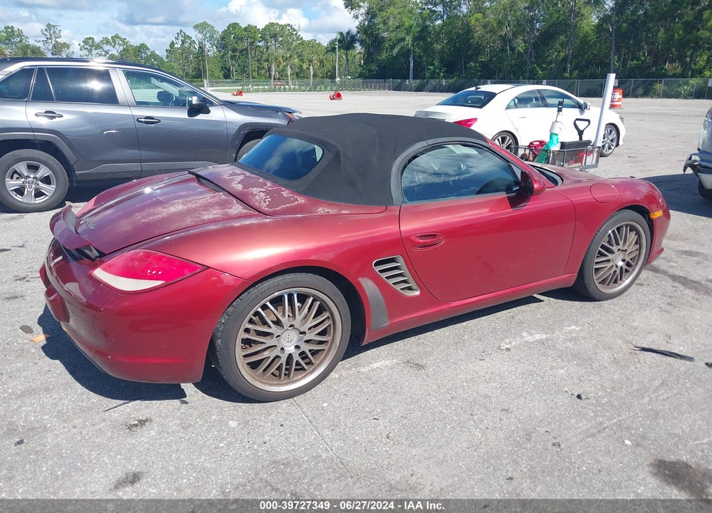 2009 PORSCHE BOXSTER VIN: WP0CA29819U710917