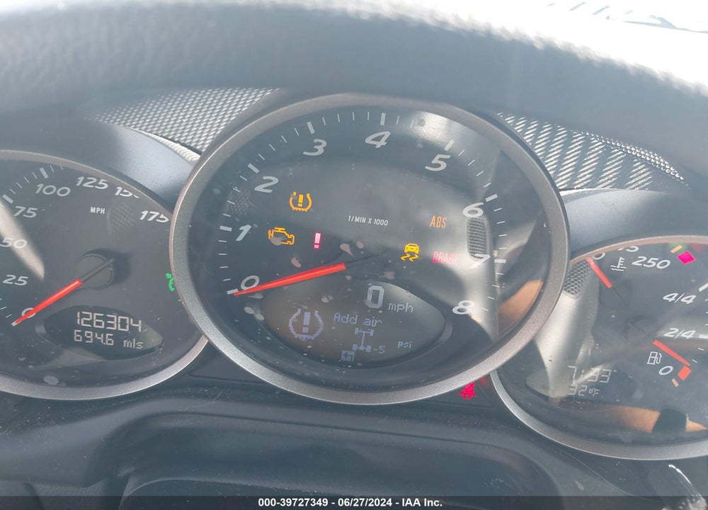 2009 PORSCHE BOXSTER VIN: WP0CA29819U710917