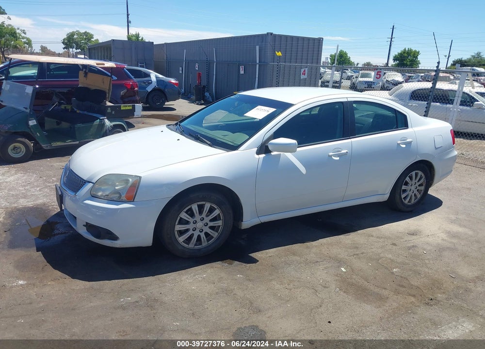 2012 MITSUBISHI GALANT FE VIN: 4A32B2FF5CE023434