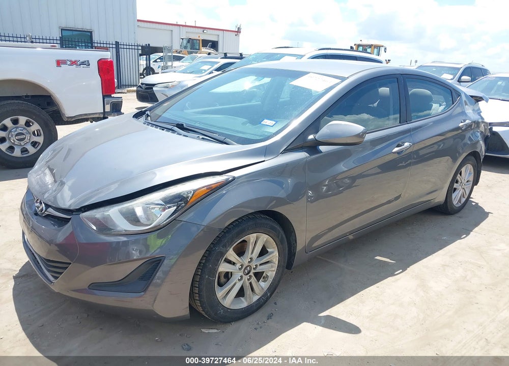 2014 HYUNDAI ELANTRA SE VIN: 5NPDH4AE7EH506754