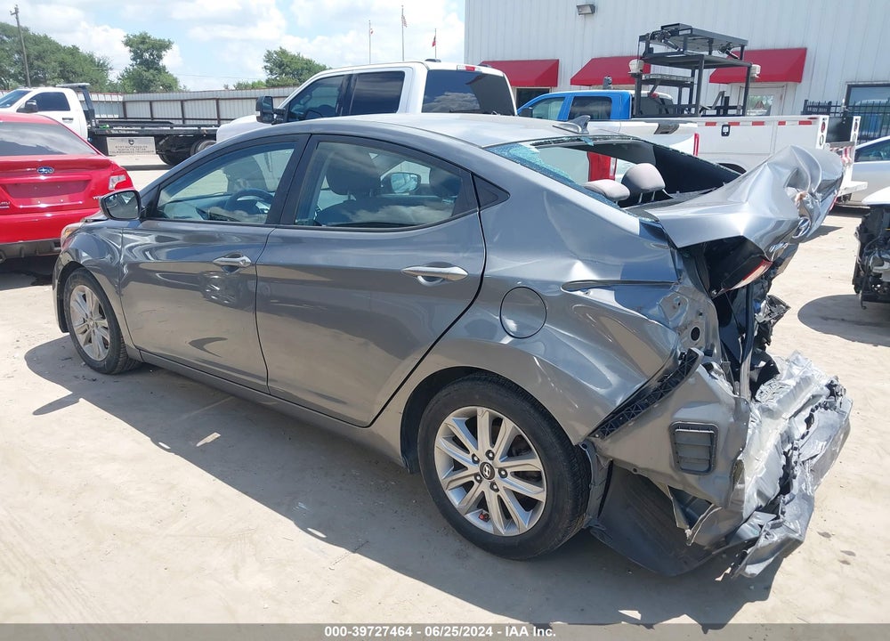 2014 HYUNDAI ELANTRA SE VIN: 5NPDH4AE7EH506754