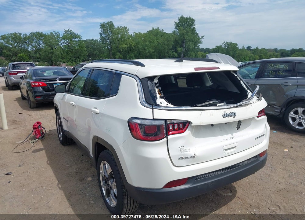 2019 JEEP COMPASS LIMITED 4X4 VIN: 3C4NJDCB2KT771900