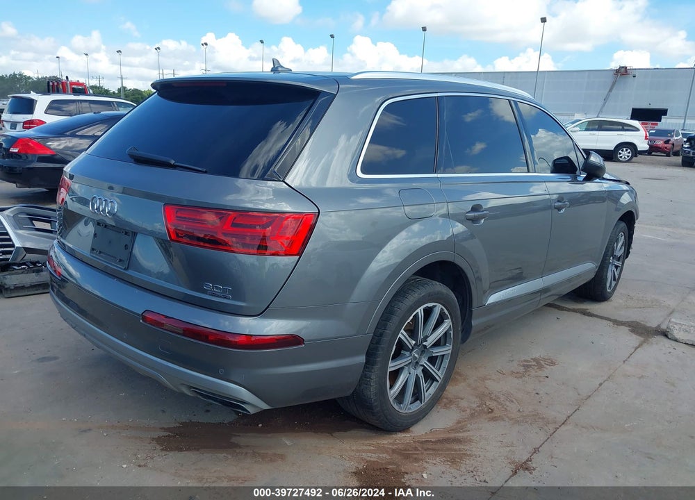 2018 AUDI Q7 3.0T PREMIUM VIN: WA1LAAF7XJD013878