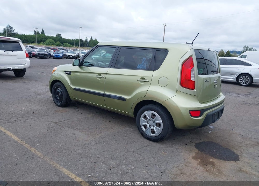 2012 KIA SOUL VIN: KNDJT2A50C7437994