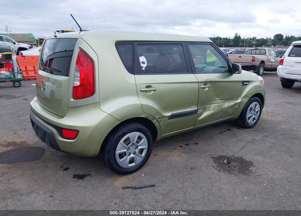 2012 KIA SOUL VIN: KNDJT2A50C7437994
