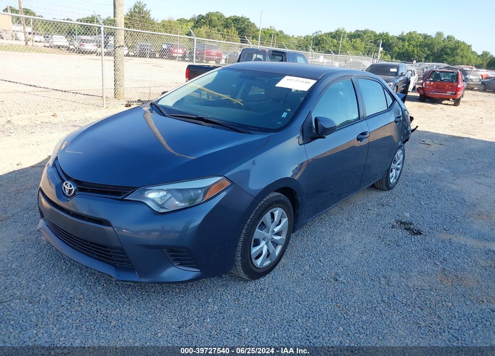 2015 TOYOTA COROLLA LE VIN: 5YFBURHE8FP329464
