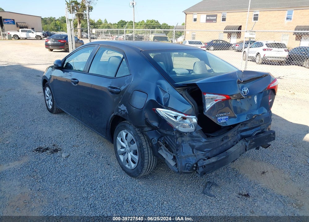 2015 TOYOTA COROLLA LE VIN: 5YFBURHE8FP329464