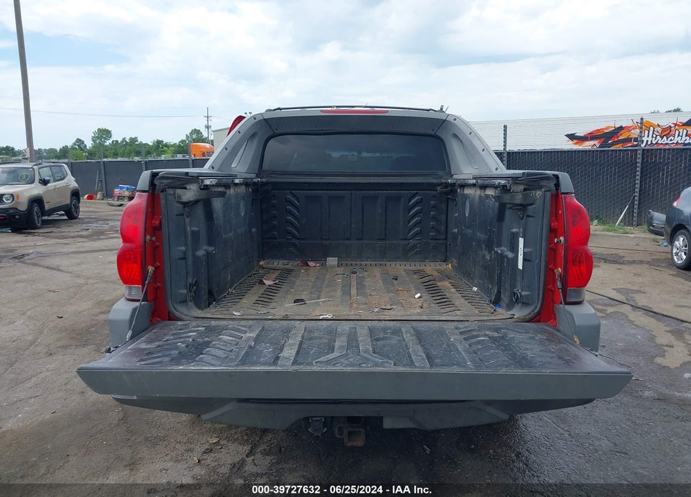 2002 CHEVROLET AVALANCHE 1500 VIN: 3GNEK13TX2G197759