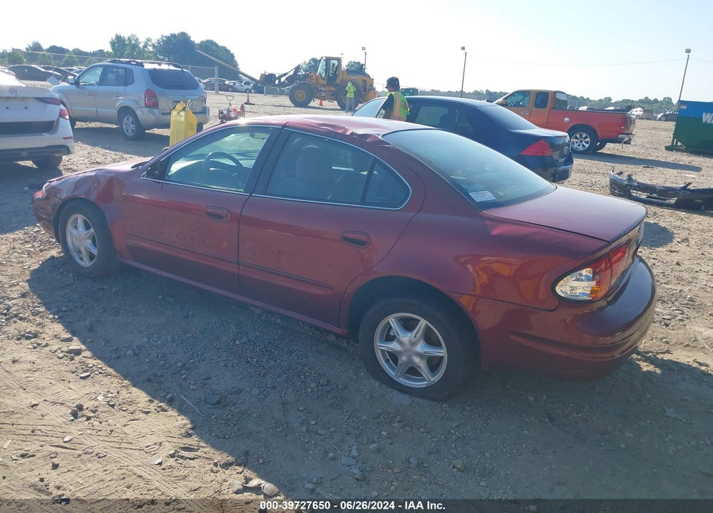 2001 OLDSMOBILE ALERO GL1 VIN: 1G3NL52T51C106431