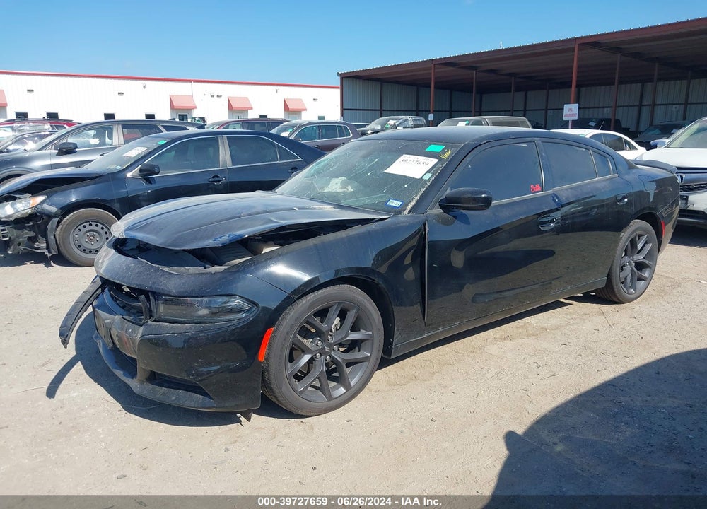 2022 DODGE CHARGER SXT RWD VIN: 2C3CDXBG4NH209303