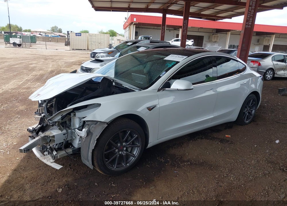 2018 TESLA MODEL 3 LONG RANGE/MID RANGE VIN: 5YJ3E1EA6JF162160