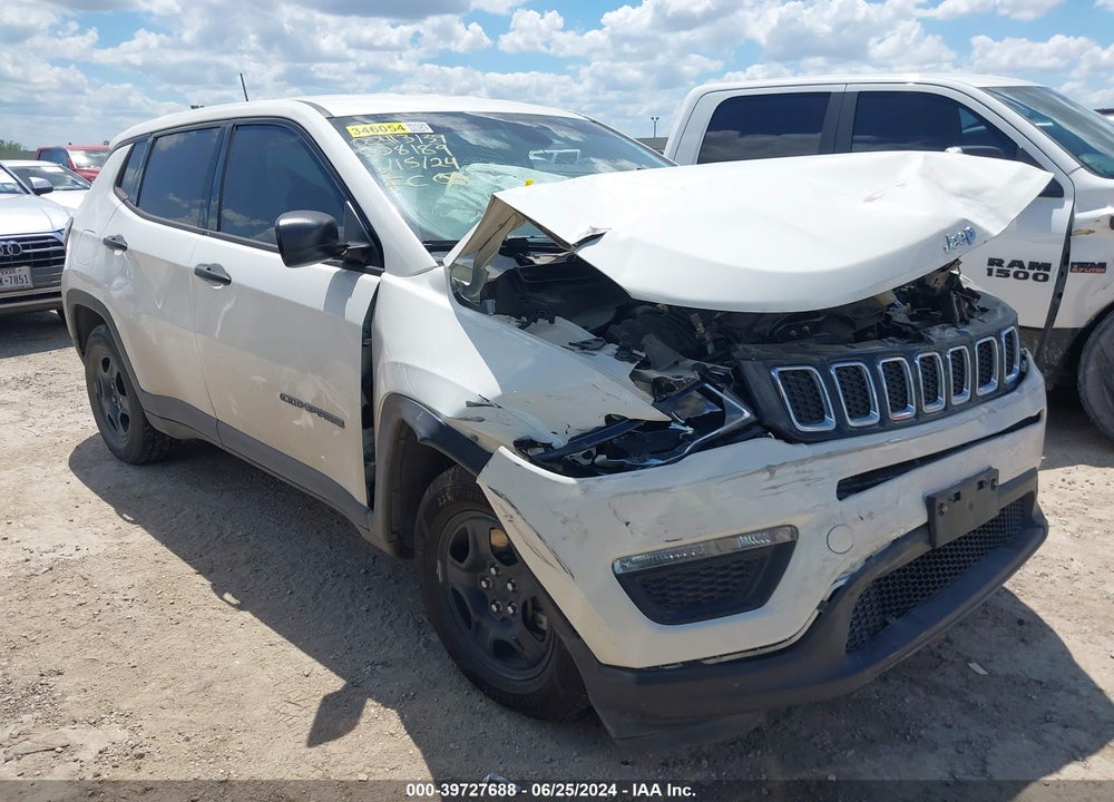 2021 JEEP COMPASS SPORT FWD VIN: 3C4NJCAB2MT508189