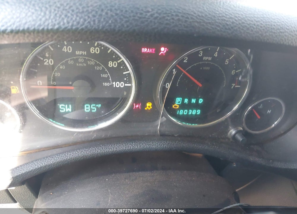 2014 JEEP WRANGLER UNLIMITED SPORT VIN: 1C4HJWDG2EL195521