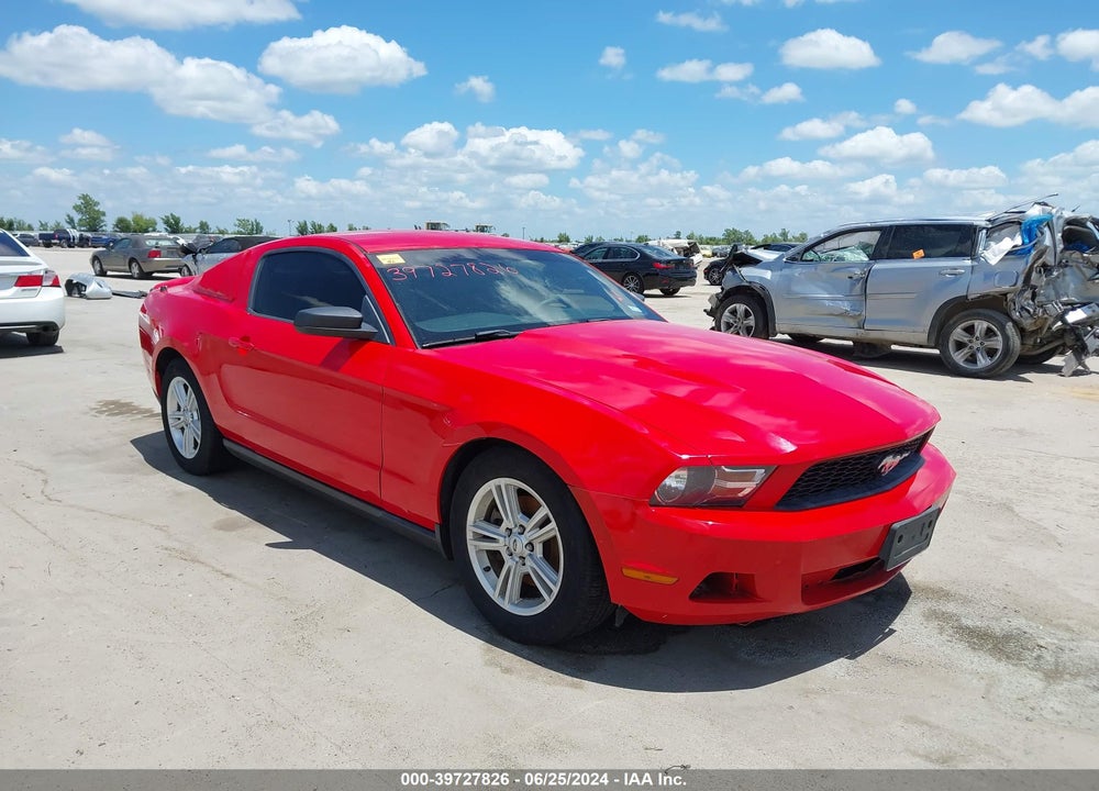 2012 FORD MUSTANG V6 VIN: 1ZVBP8AM4C5260507