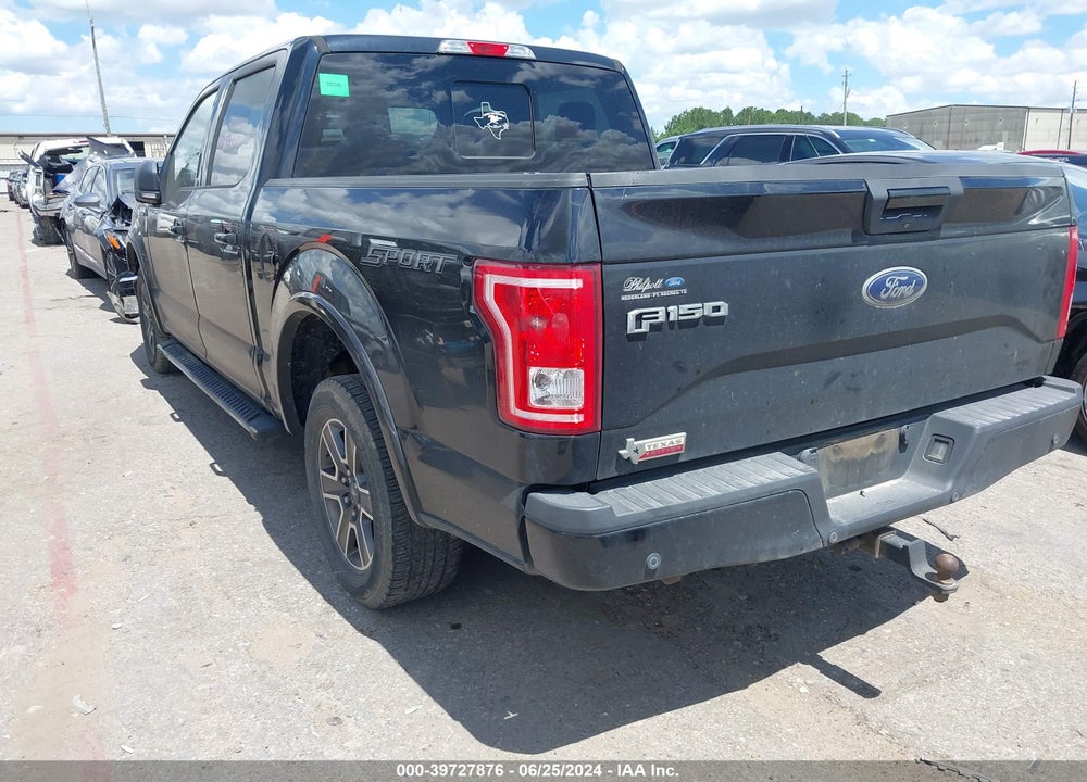 2017 FORD F-150 XLT VIN: 1FTEW1CF6HKC16994