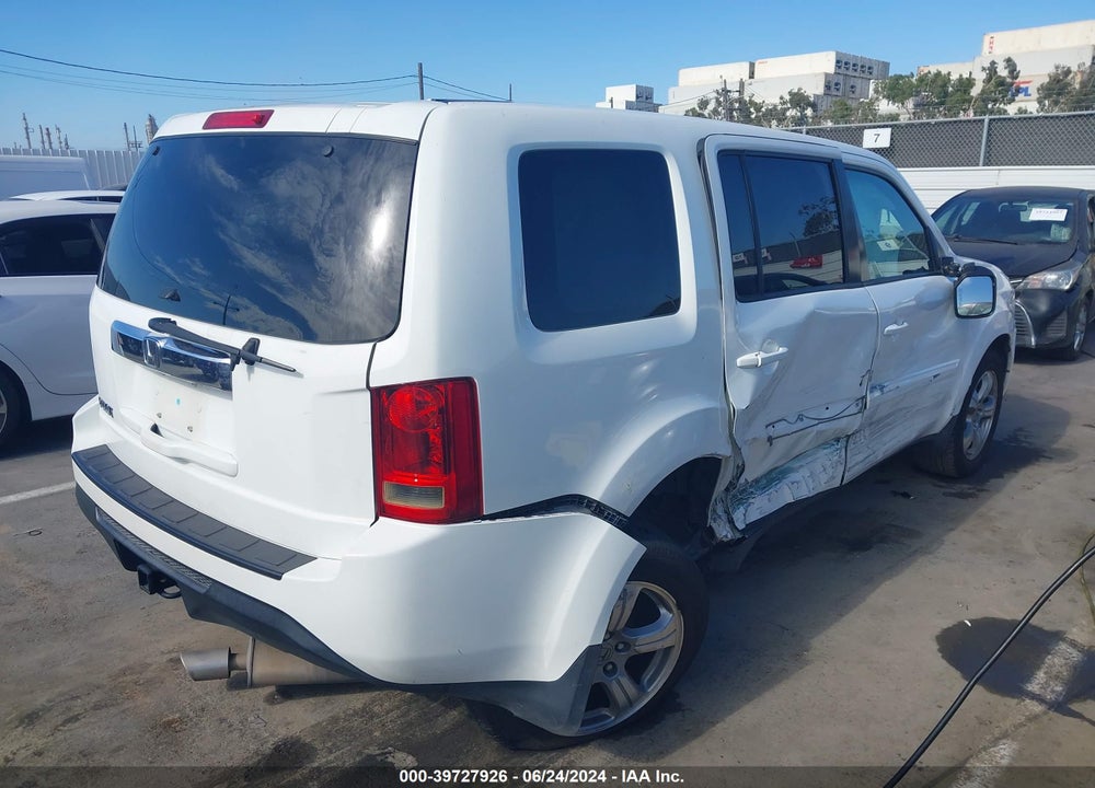 2013 HONDA PILOT EX VIN: 5FNYF3H42DB029968