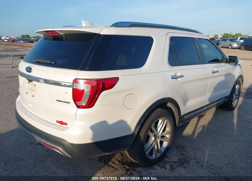 2016 FORD EXPLORER LIMITED VIN: 1FM5K7F85GGA84870