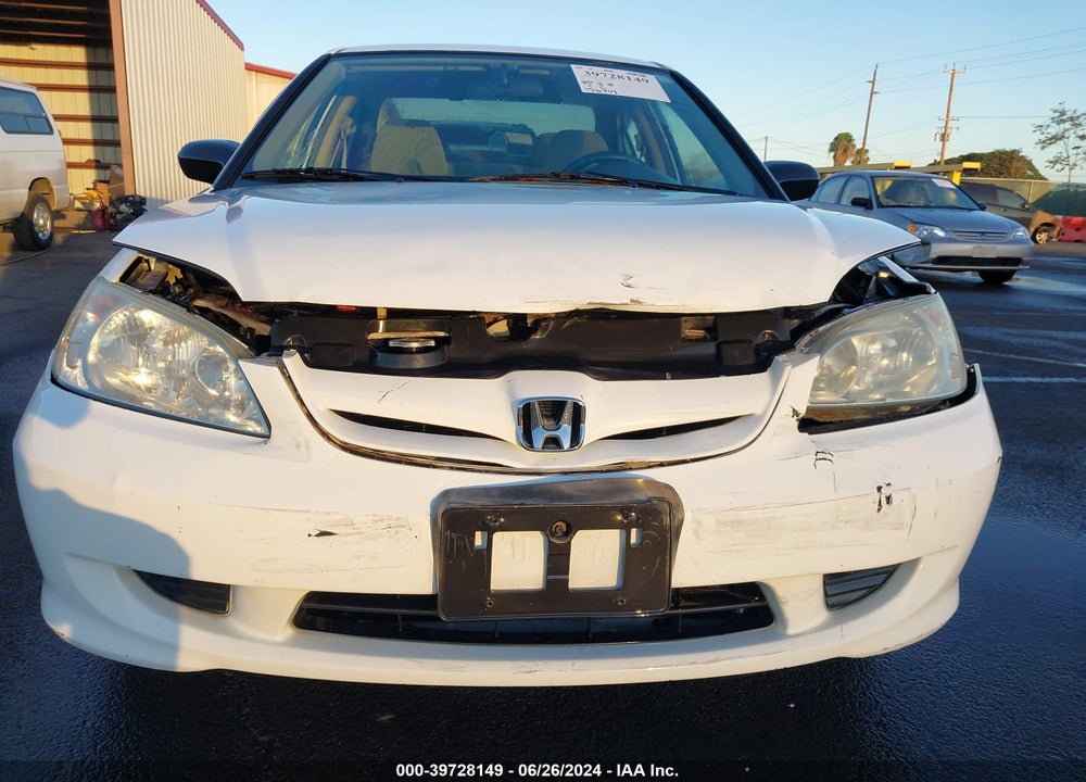 2005 HONDA CIVIC LX VIN: 2HGES16635H557698