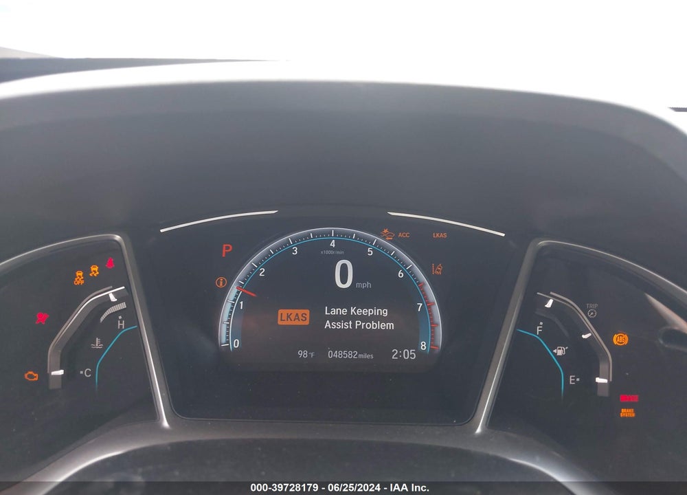 2019 HONDA CIVIC EX-L VIN: 19XFC1F76KE019206