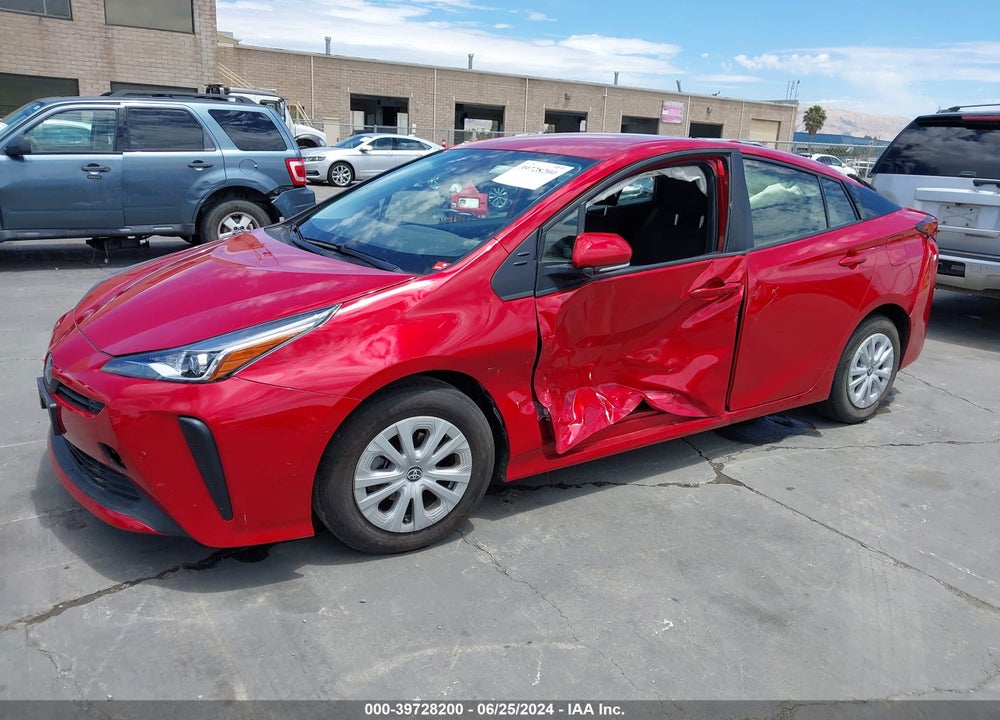 2022 TOYOTA PRIUS LE VIN: JTDKAMFUXN3165762