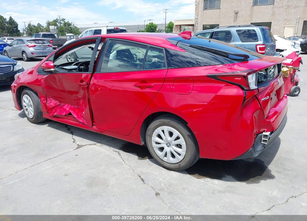 2022 TOYOTA PRIUS LE VIN: JTDKAMFUXN3165762