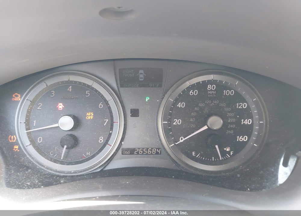 2007 LEXUS ES 350 VIN: JTHBJ46GX72140684