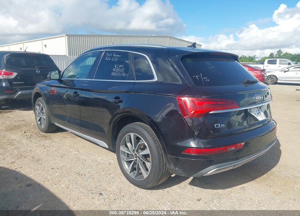 2021 AUDI Q5 PREMIUM PLUS 45 TFSI QUATTRO S TRONIC VIN: WA1BAAFY0M2115615