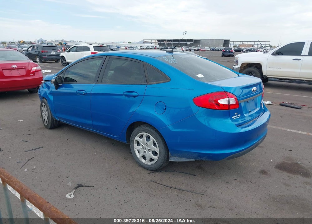 2013 FORD FIESTA SE VIN: 3FADP4BJ9DM192408