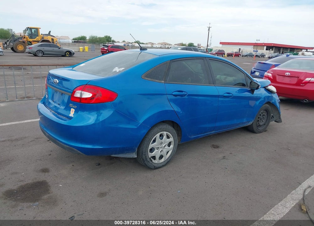 2013 FORD FIESTA SE VIN: 3FADP4BJ9DM192408