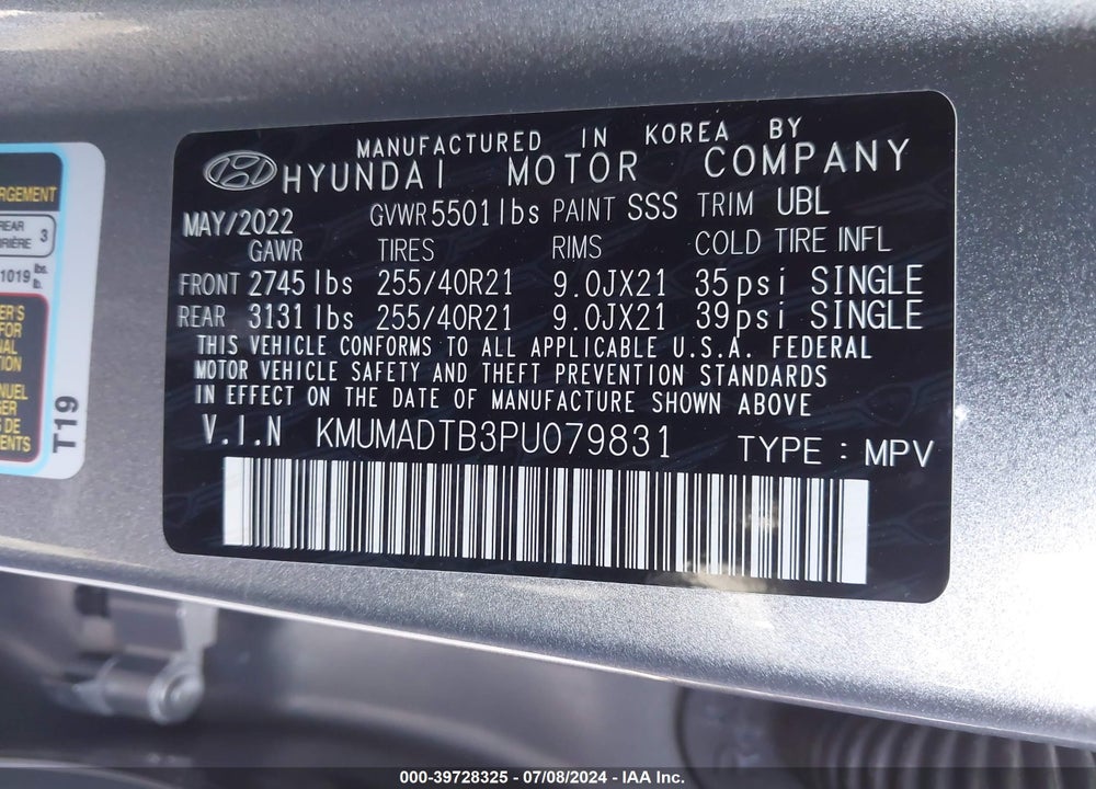 2023 GENESIS GV70 2.5T AWD VIN: KMUMADTB3PU079831