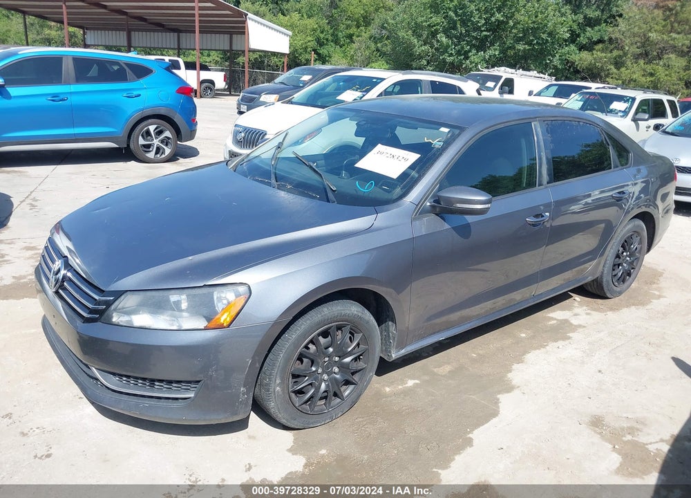 2013 VOLKSWAGEN PASSAT 2.5L S VIN: 1VWAP7A38DC023352