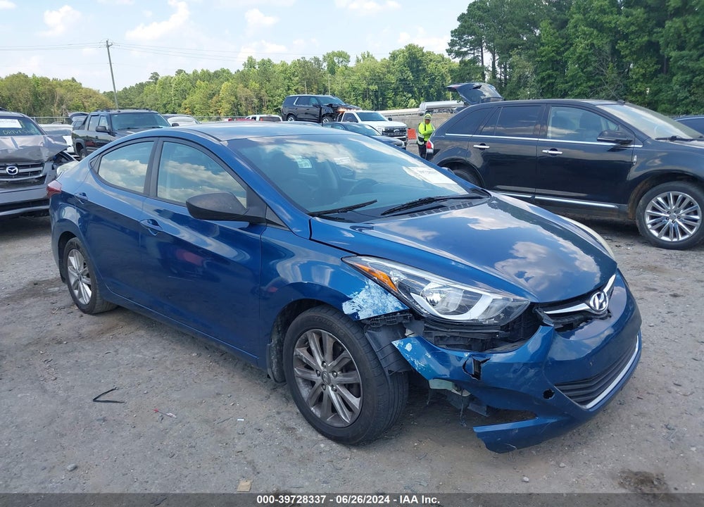 2016 HYUNDAI ELANTRA SE VIN: KMHDH4AE2GU572021